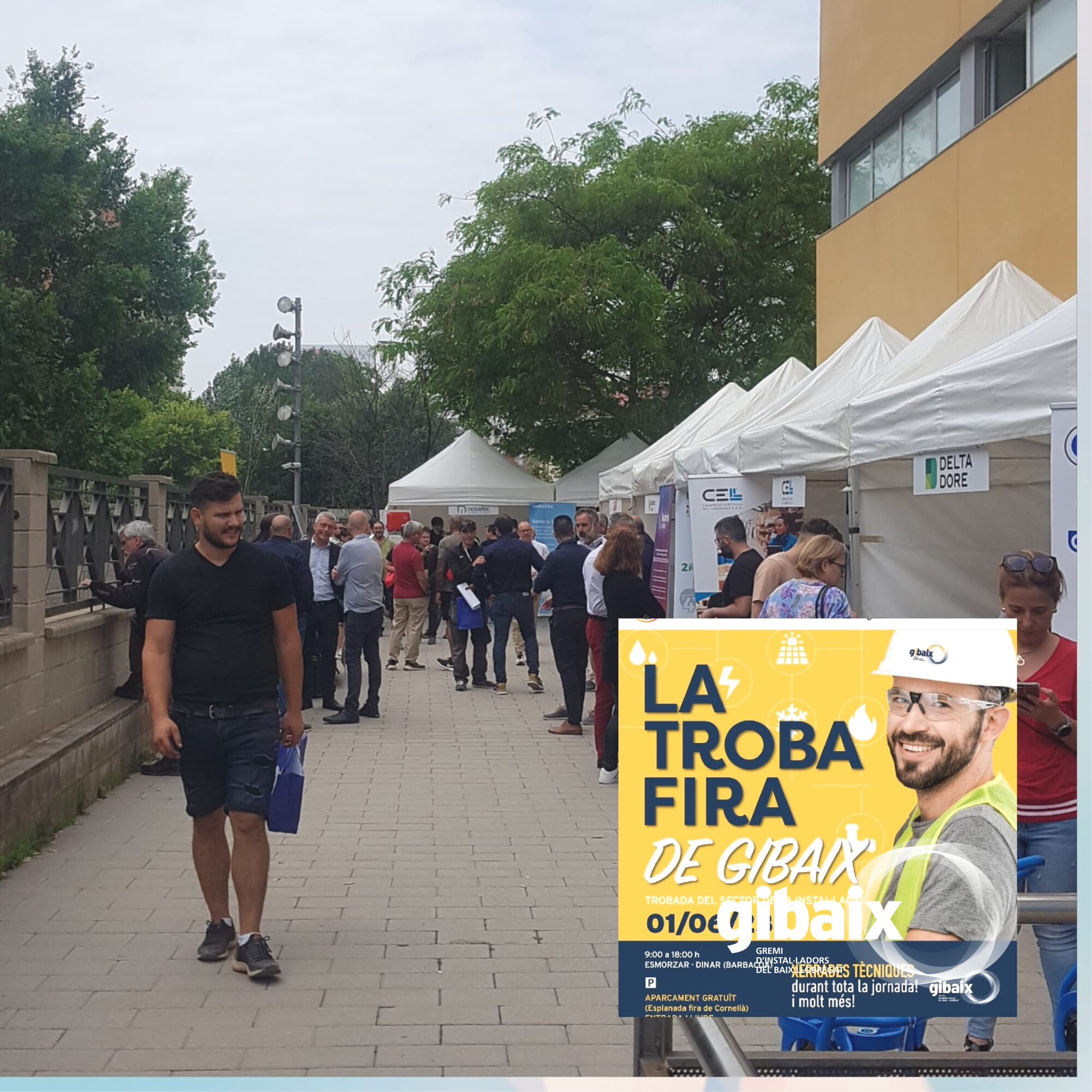 Un día en la Trobafira 2023, Distribución material eléctrico y fontaneria en Barcelona