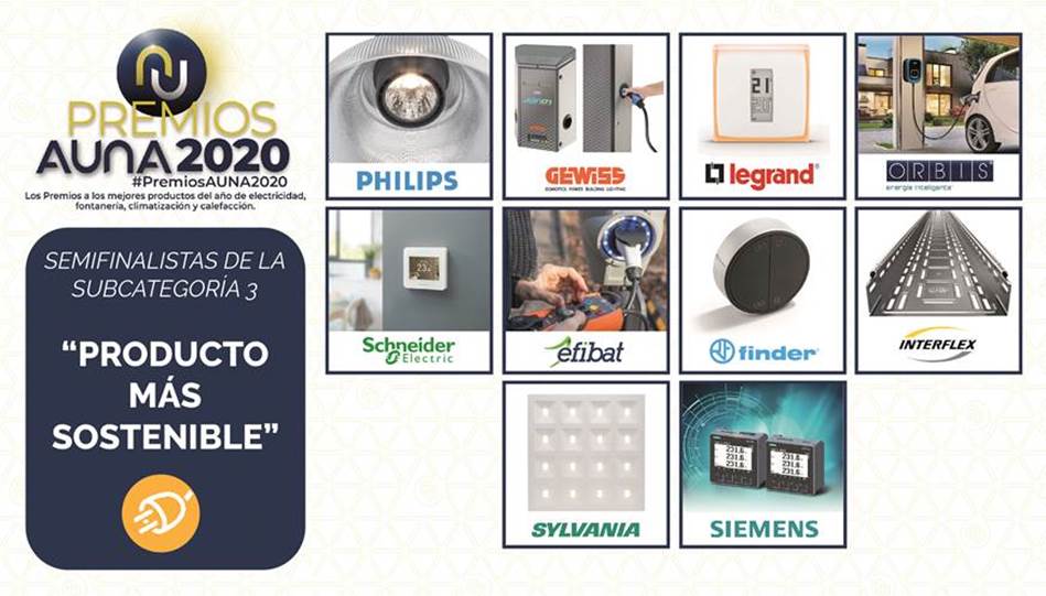 Semifinalistas PREMIOS AUNA 2020, Distribución material eléctrico y fontaneria en Barcelona