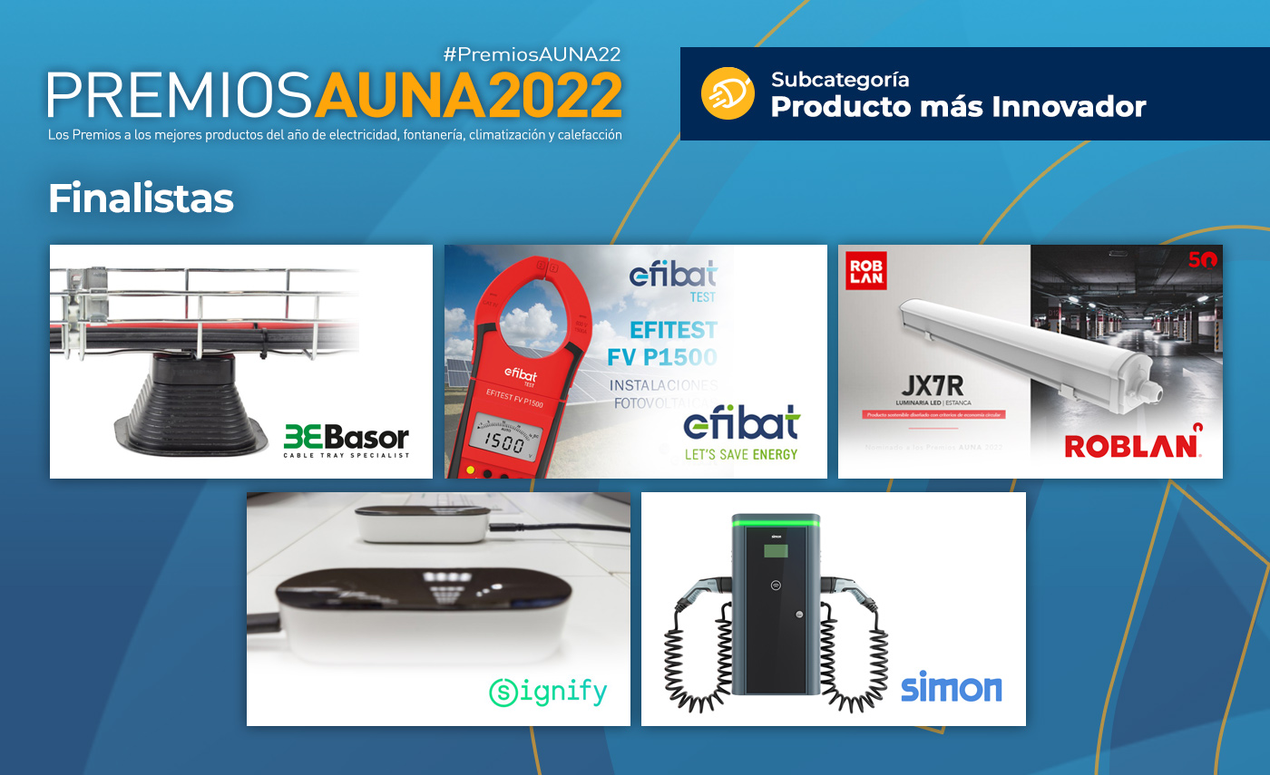 Conoce a los Finalistas de los Premios Auna 2022, Distribución material eléctrico y fontaneria en Barcelona
