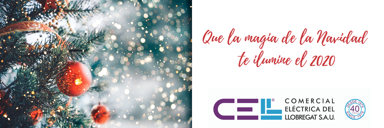 Cell os desea Felices Fiestas, Distribución material eléctrico y fontaneria en Barcelona