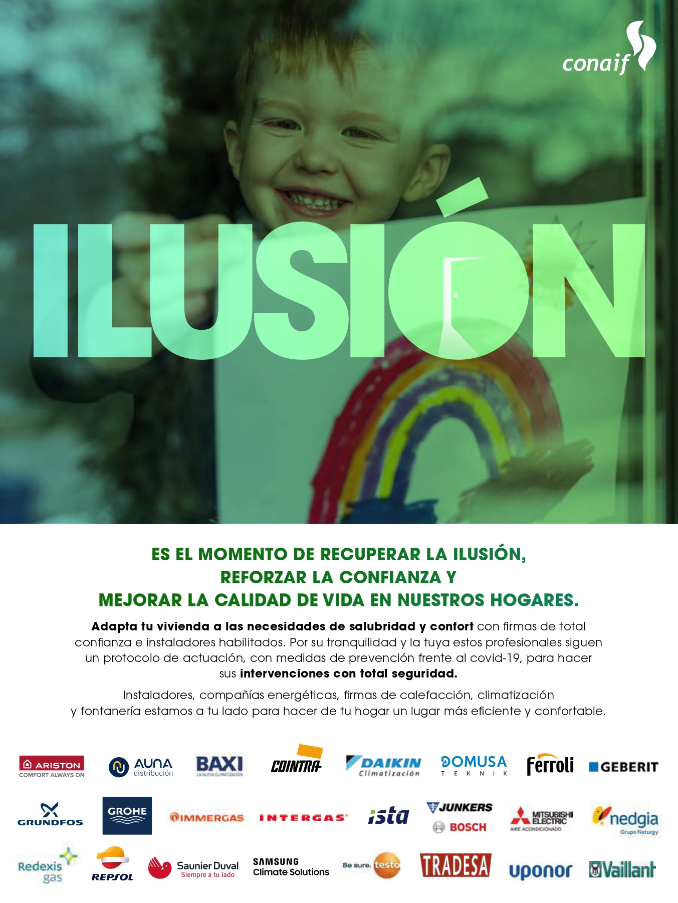 Campaña AUNA &#038; CONAIF para mejorar la Calidad de Vida en los hogares, Distribución material eléctrico y fontaneria en Barcelona