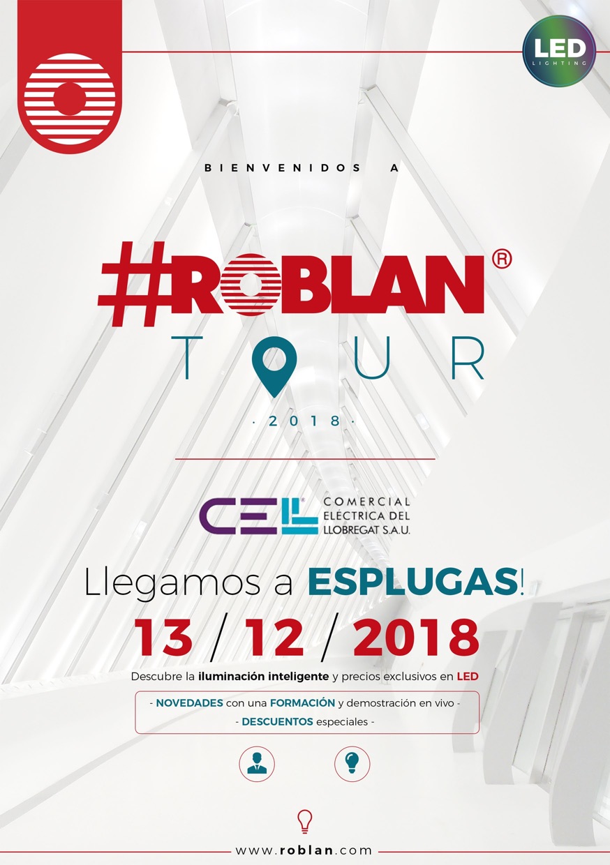 Bienvenidos a Roblan Tour, Distribución material eléctrico y fontaneria en Barcelona