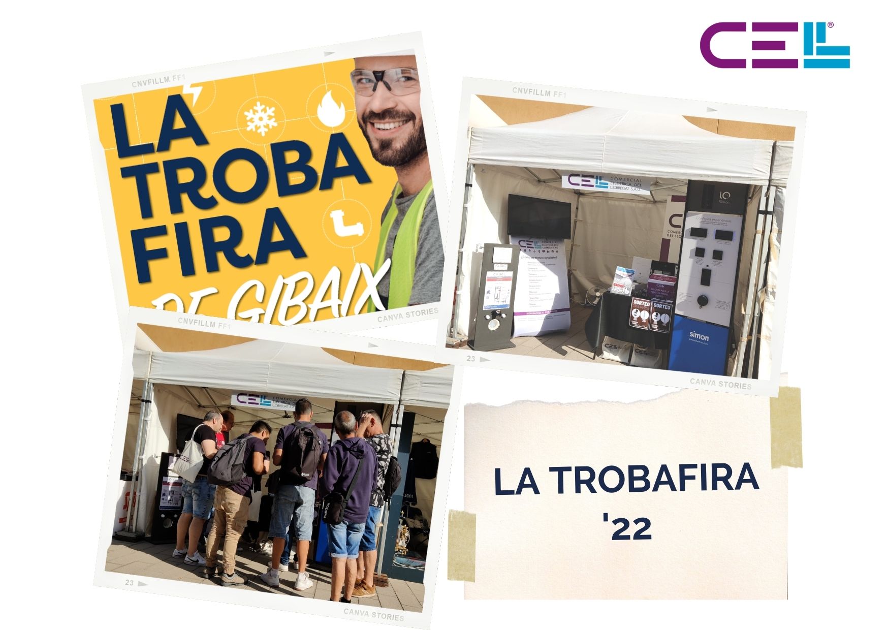 Cell en la Trobafira &#39;22, Distribución material eléctrico y fontaneria en Barcelona