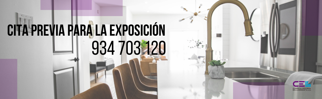 Pide cita previa para visitar la exposición, Distribución material eléctrico y fontaneria en Barcelona