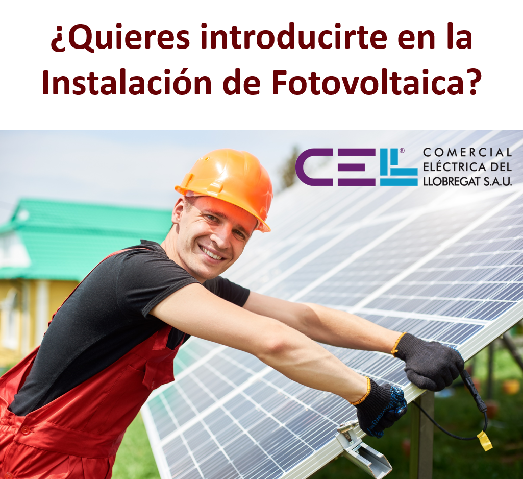 Conviértete en Instalador Fotovoltaico con esta formación, Distribución material eléctrico y fontaneria en Barcelona