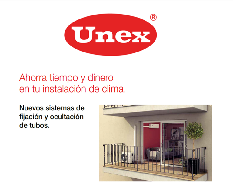 Sistemas de Fijación y Ocultación de Tubos UNEX