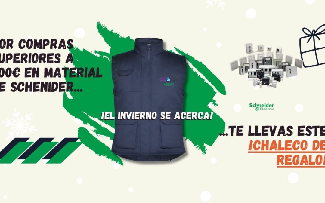 Consigue tu chaleco de invierno con Schneider