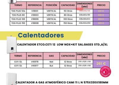 Oferta Termos Y Calentadores Cointra 2